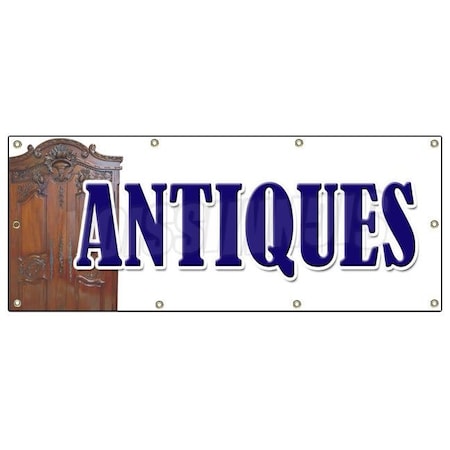 Signmission ANTIQUES BANNER SIGN antique shop dealer signs collectibles furniture B-96 Antiques
